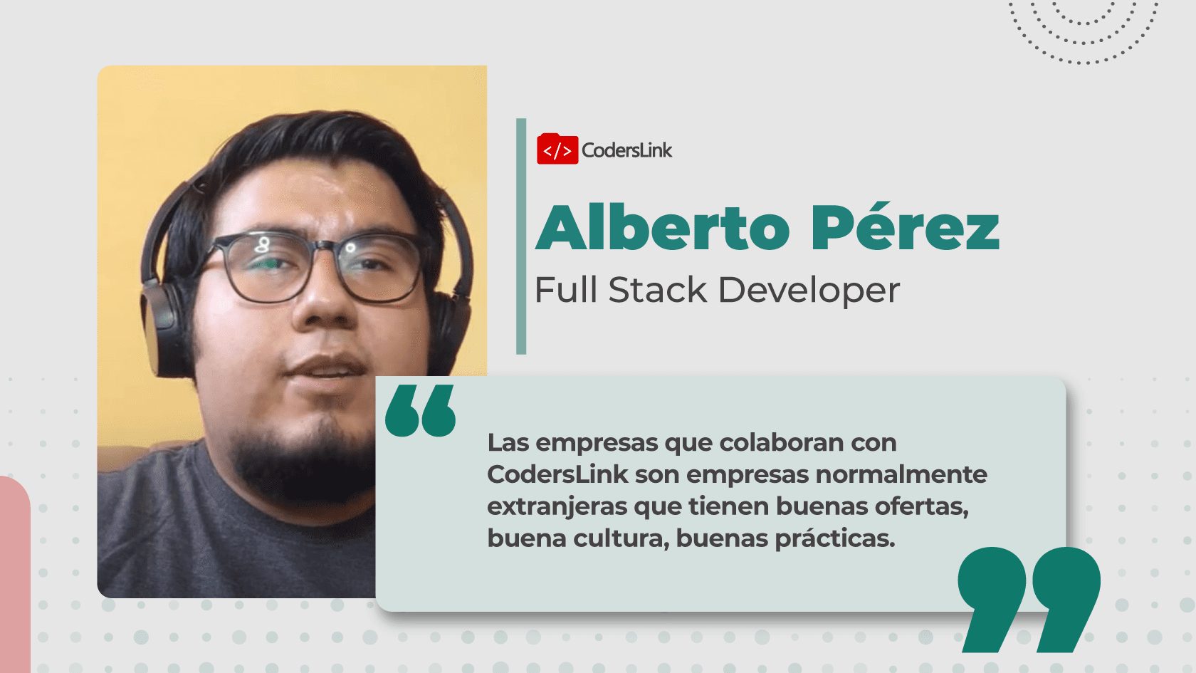 Alberto Pérez, Full Stack en Irys