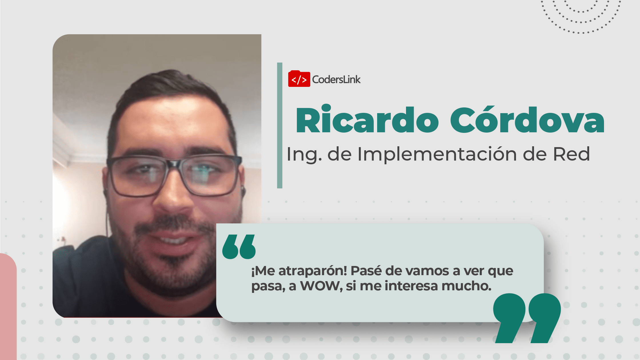 Ricardo Córdova Ingeniero de Implementación de Red en Stackpath