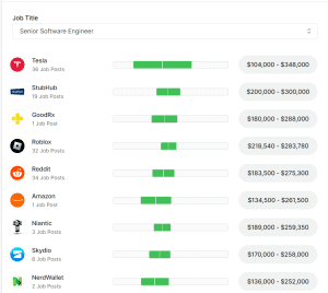 tech salaries-software engineer